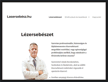 Tablet Screenshot of lasersebesz.hu